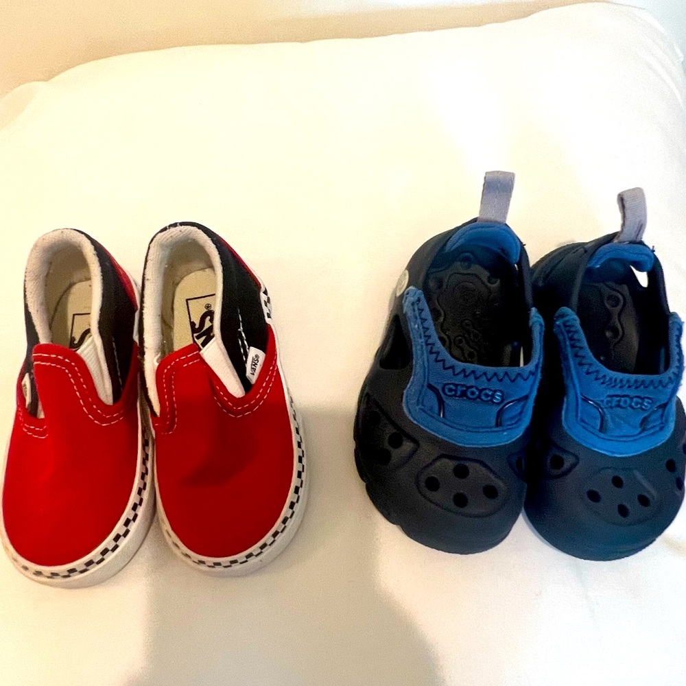 Toddler Shoes Size 5 Vans Crocs
